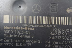 Mercedes Benz E-Class W212 (2009–2015) SAM-Block A2129009522 - 5