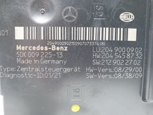 Mercedes Benz C-Class 204 (2007–2014) Vadības bloks 2049000902  5DK00922513 - 2