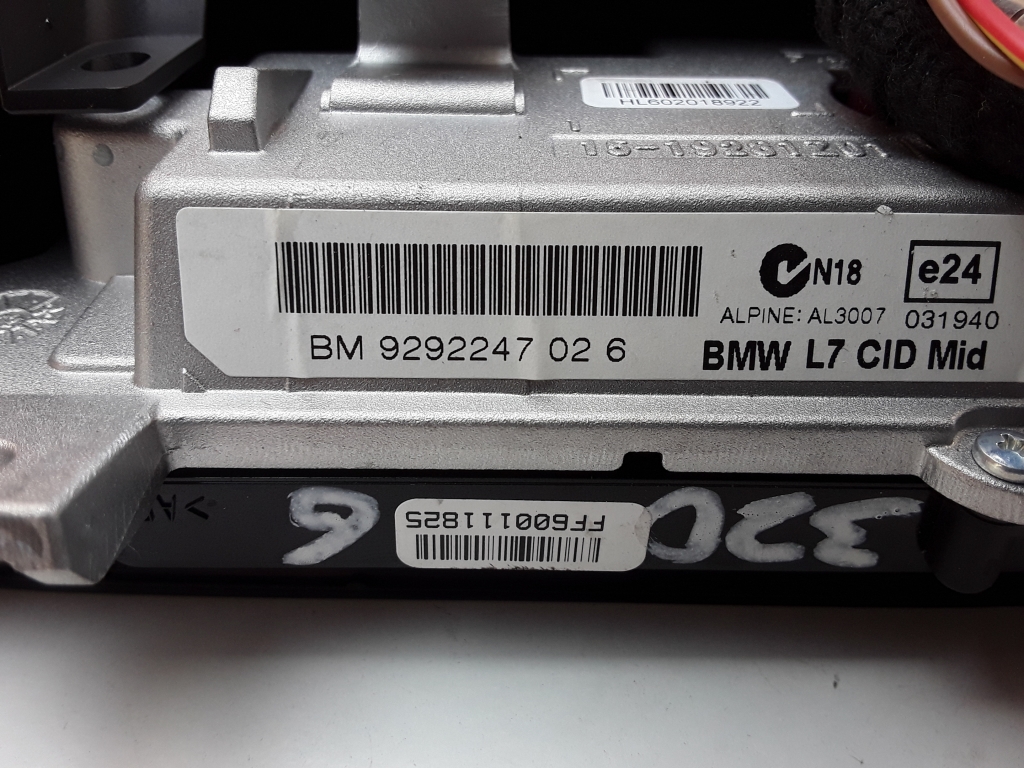 BMW 3 Series F30/F31 (2011-2020) Navigation Display 9292247, 74558010 23854346