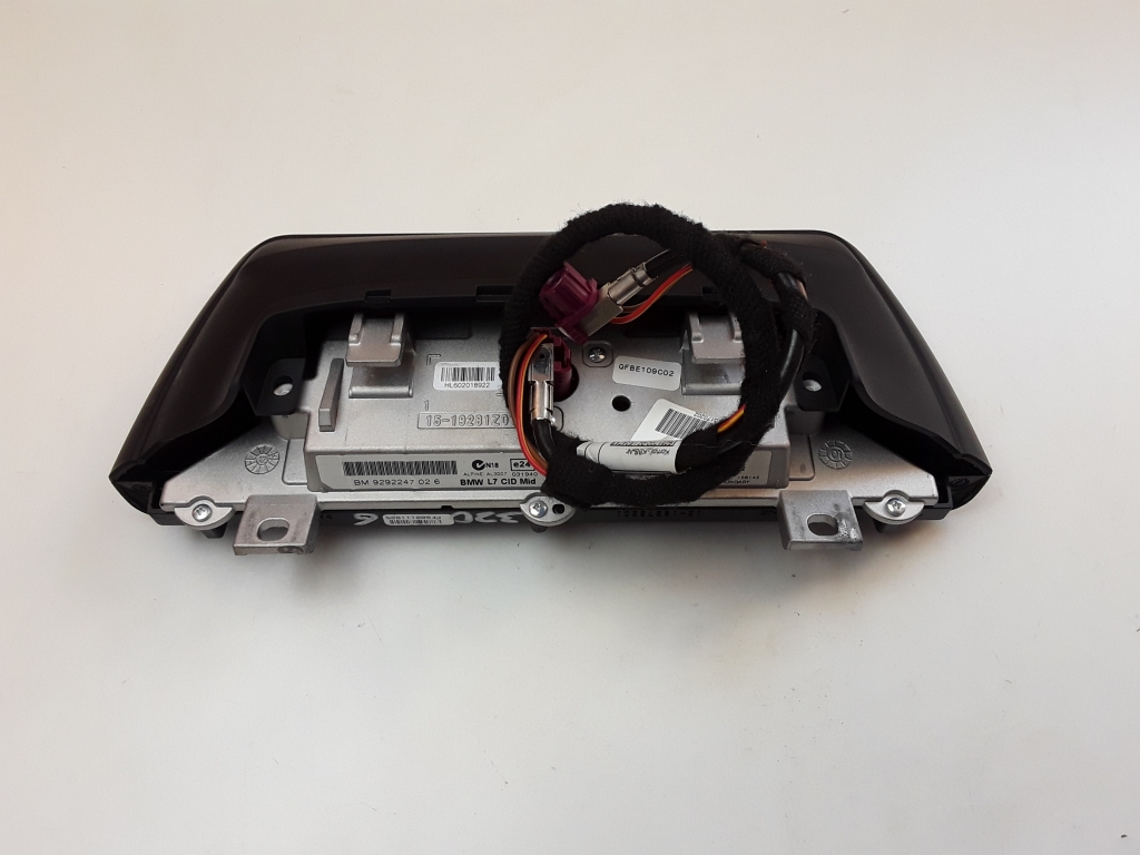 BMW 3 Series F30/F31 (2011-2020) Navigációs kijelző 9292247, 74558010 23854346