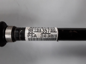 Opel Grandland X (2017–2026) Front drive shaft and its parts 9819435780 - 2