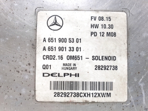 Mercedes Benz C-Class 204 (2007–2014) Motorsteuergerät A6519005301  A6519013301 - 3