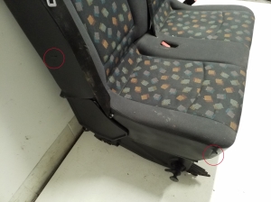 Mercedes Benz Vito W639 (2003–2014) Rücksitzbank und ihre Teile - 5