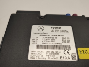 Mercedes Benz C-Class 205 (2014–2021) Other switch A2059000017 - 3