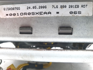 Volkswagen Touareg I (2002–2010) Stūres drošības spilvens 7L6880201EB - 4