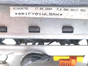 Volkswagen Touareg I (2002–2010) Stūres drošības spilvens 7L6880201CT  61503075E - 2