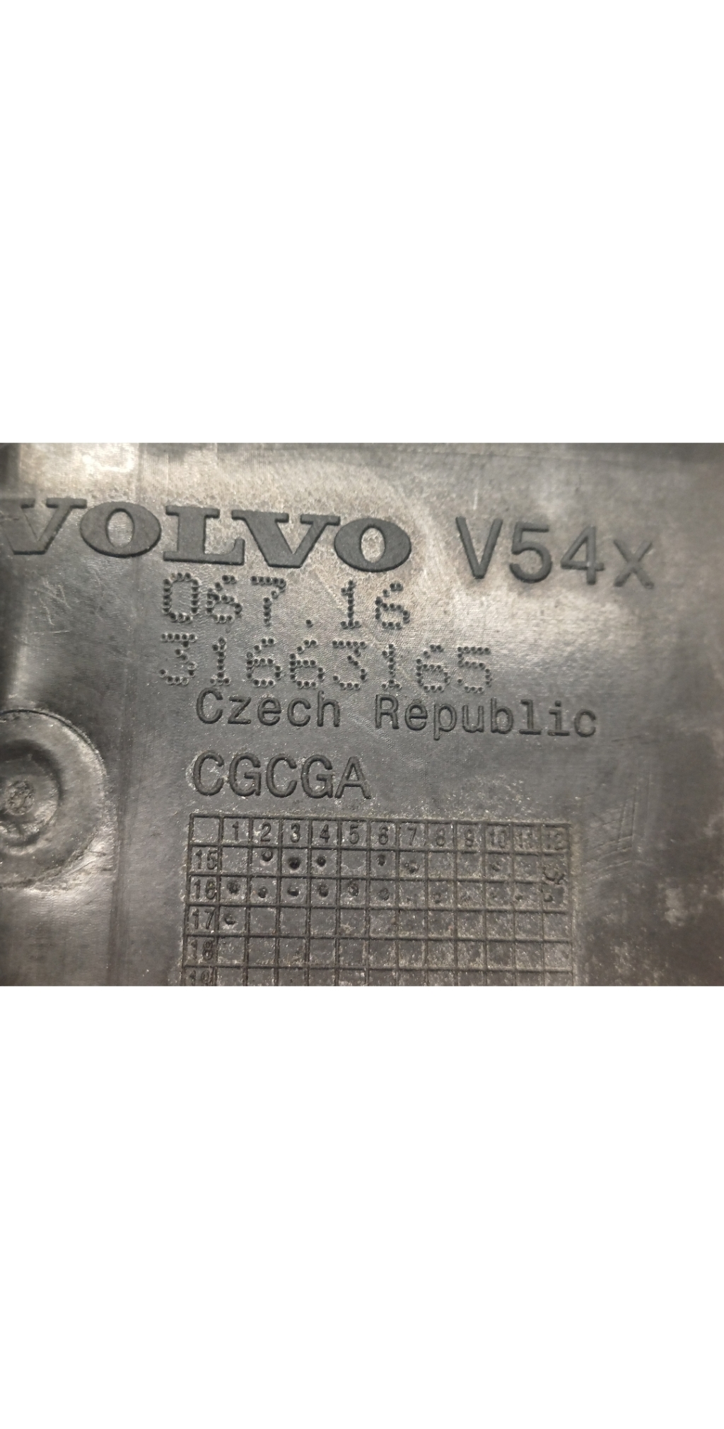 VOLVO V90 2 generation (2016-2024) Drivstofftankklaff 31663165 24292346
