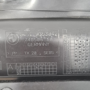 BMW 3 SERIES F30 (2011–2018) Verkleidung unter der Motorhaube 64319353042 - 4