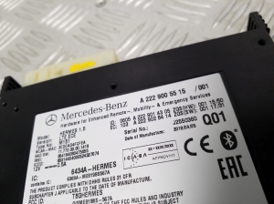 Mercedes Benz S-Class 222 (2013–2020) Bluetooth-Modul A2229005515 - 4