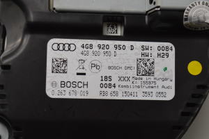 AUDI A6 C7 (2011–2018) Instrument cluster 4G8920950D - 4