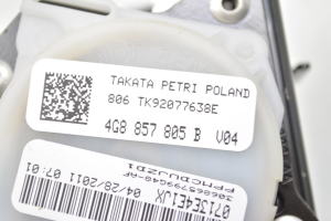 AUDI A6 C7 (2011–2018) Tagumine turvavöö 4G8857805B - 3