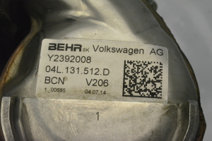 AUDI A4 B8 (2007–2016) EGR-klapi jahuti 04L131512D - 4