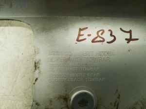 VOLVO XC40 (2017–2026) Heckstoßstangen Unterspoiler 32136123 - 2