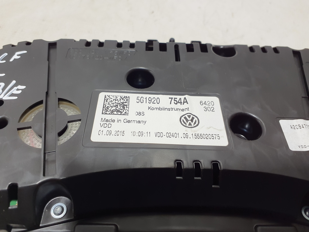 VOLKSWAGEN Golf 7 generation (2012-2024) Спидометр 5G1920754A 24458067