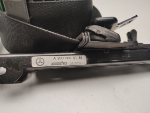 Mercedes Benz C-Class 203 (2000–2007) Front seat belt A2038606585 - 3
