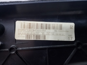 Mercedes Benz ML-Class 164 (2005–2011) Pakiruumi külgpolster A1646902825 - 2