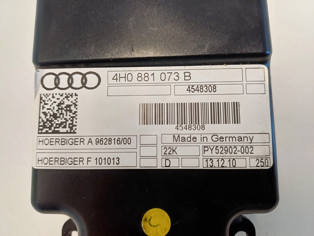 AUDI A8 D4/4H (2010-2018) Styrenhet för främre höger säte 4H0881073B 24831977