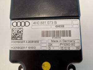 AUDI A8 D4 (2010–2017) Esiistme juhtplokk 4H0881073B - 3