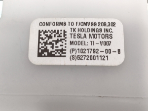 Tesla Model S S (2012–2026) Sicherheitsgurt hinten 1021792-00-B - 2