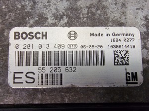 Opel Vectra C (2002–2008) Motora vadības bloks 55205632 - 2