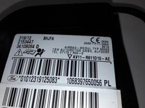 Ford B-MAX (2012–2018) Sitzairbag vorne AV11R611D10AE - 2