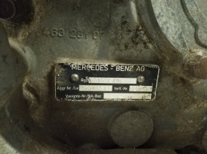 Mercedes Benz G-Class 463 (1990–2018) Sadales kārba un tās detaļas A4632801700 - 3