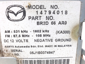 Mazda 3 (2003–2009) Radio (head unit) 14794018 - 2