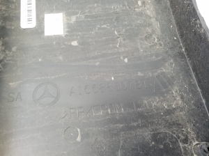 Mercedes Benz ML-Class 166 (2011–2015) Front bumper license plate holder A1668850781 - 3