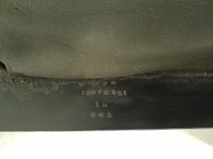 Chevrolet Corvette C6 (2004–2014) Radhausschale hinten 15874591 - 2