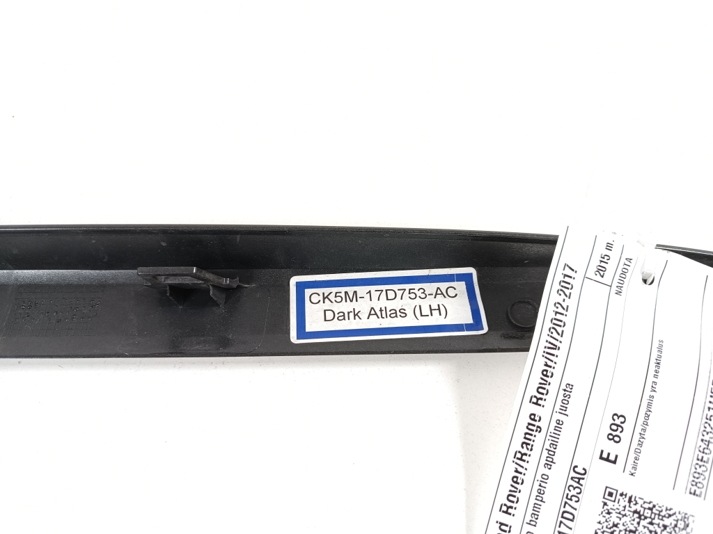 LAND ROVER Range Rover 4 generation (2012-2022) Rear Left Bumper Molding CK5M17D753AC 24823513