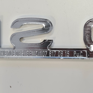 Mercedes Benz SL-Class 107 (1971–1989) Emblem A1078170815 - 4