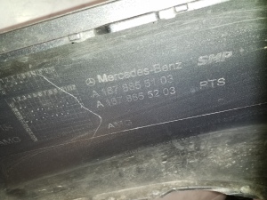 Mercedes Benz GLE-Class 167 (2019–2026) Front bumper A1678855103 - 4