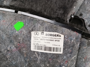 Mercedes Benz SLK-Class 172 (2011–2026) Trunk side trim panel A1726900441 - 3