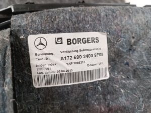 Mercedes Benz SLK-Class 172 (2011–2026) Trunk side trim panel A1726902400 - 3