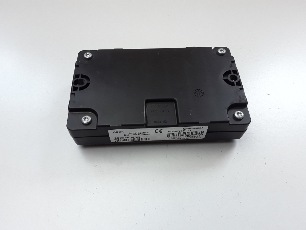 RENAULT Scenic 3 generation (2009-2015) Other Control Units 280246043R 24936076