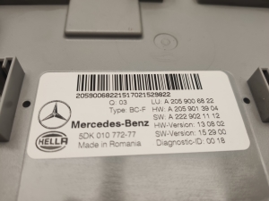 Mercedes Benz C-Class 205 (2014–2021) Control unit A2059006822 - 2