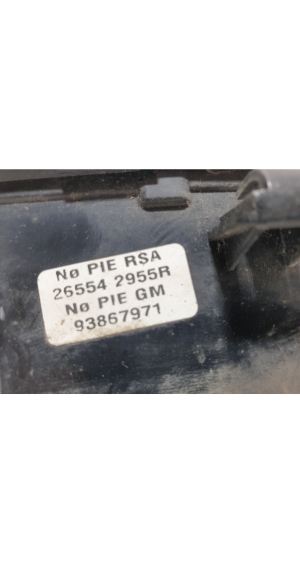 RENAULT Trafic III (2014–2022) Nebelschlussleuchte 93867971  265542955R - 2