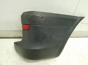   Corner part of the rear bumper 