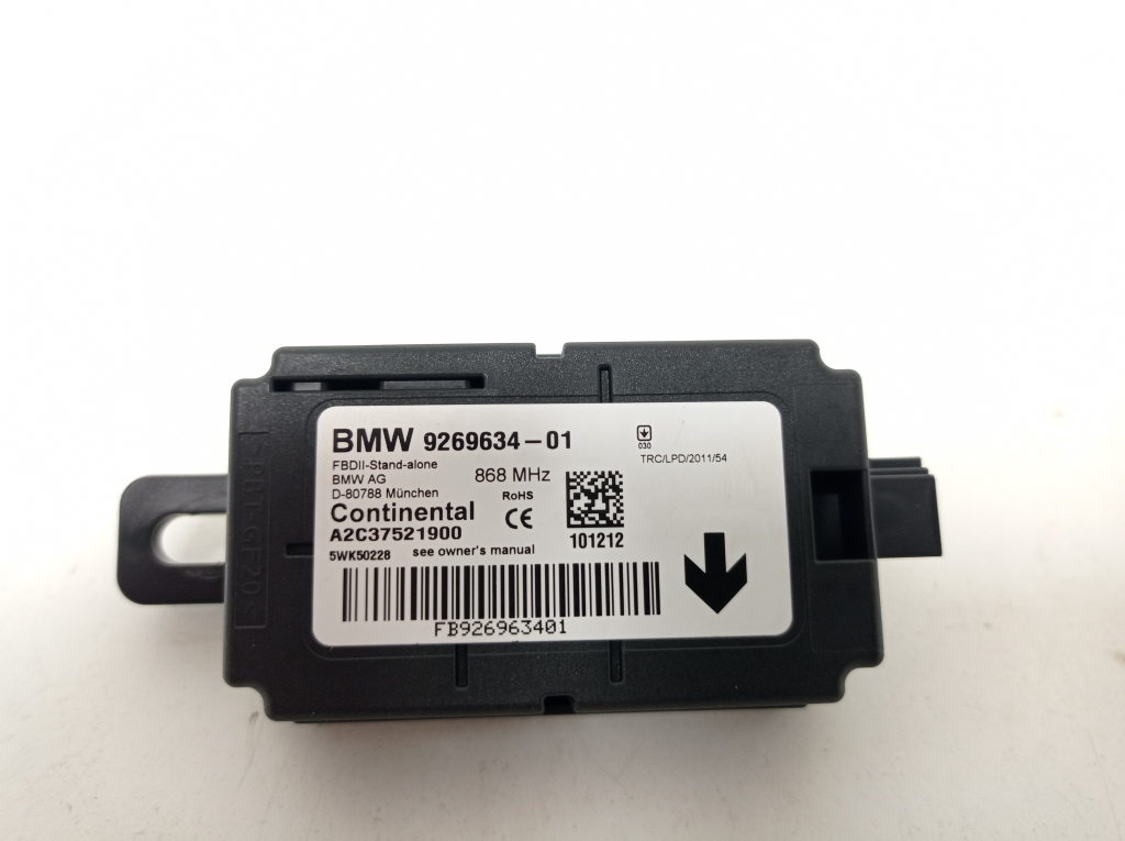 BMW 1 Series F20/F21 (2011-2020) Alarm Signal Control Unit 9269634 24926822