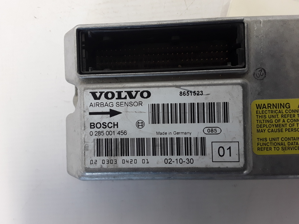 VOLVO S80 1 generation (1998-2006) Oro pagalvių (SRS) valdymo blokas (kompiuteris) 8651523 21080212