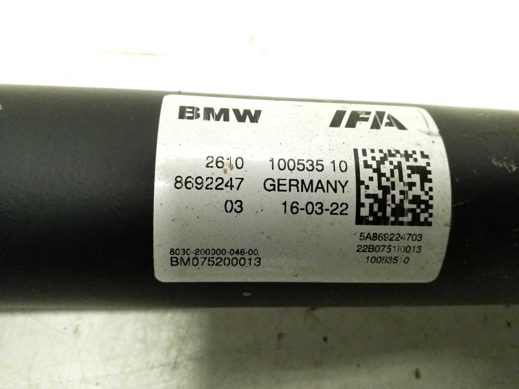 BMW X3 G01 (2017-2024) Propshaft 8692247, 26108692247 25075414
