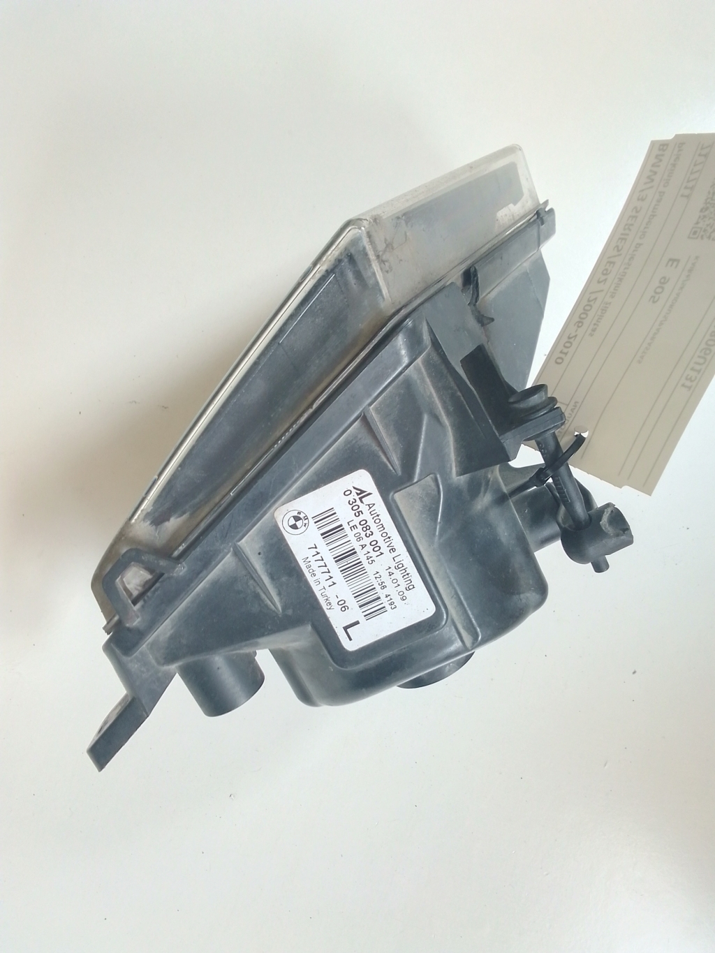 BMW 3 Series E90/E91/E92/E93 (2004-2013) Priekšējais kreisais miglas lukturis 7177711 27568773