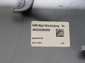 Mercedes Benz G-Class 463 (1990–2018) Außenspiegelkappe A63233369999 - 3