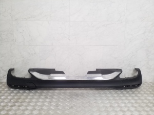 Rear bumper lower spoiler - A1668851138