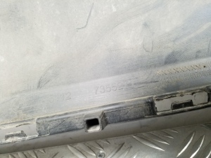 BMW X1 F48 (2015–2022) Rear bumper lower spoiler 7355271 - 4