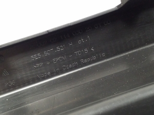 Skoda Octavia III (2013–2019) Rear bumper lower spoiler 5E5807521H - 3