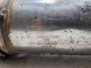 RENAULT Trafic lV (2022–2026) DPF filter 208020728R - 3