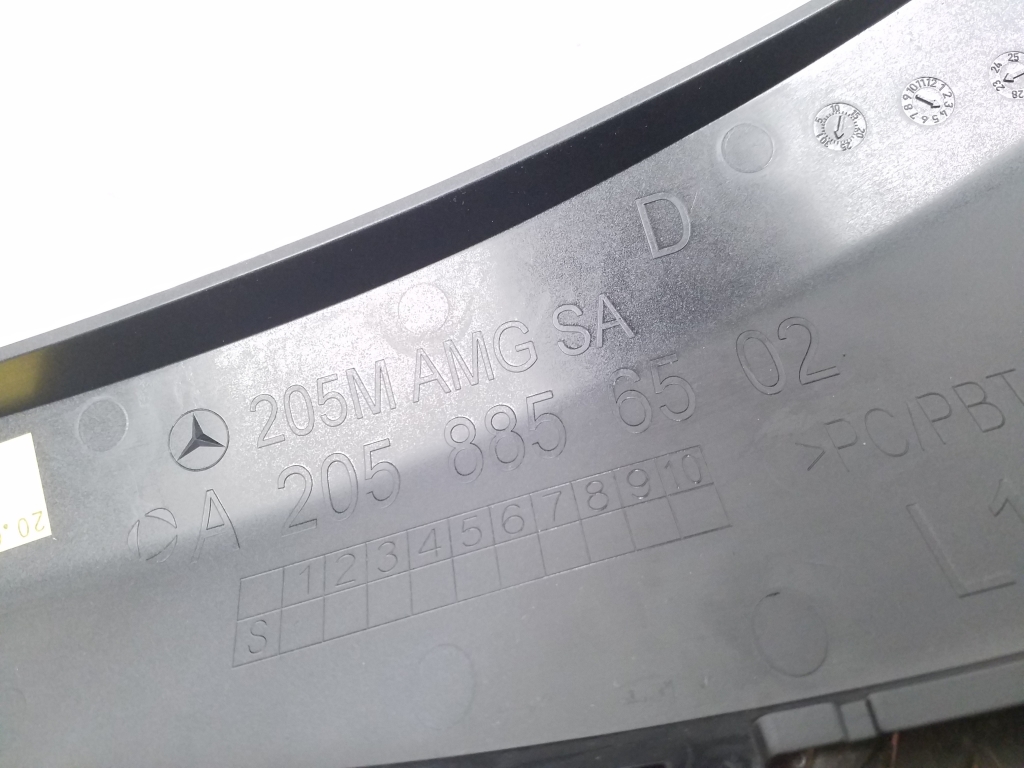 MERCEDES-BENZ C-Class W205/S205/C205 (2014-2023) Front Left Bumper Molding A2058856502 25185631