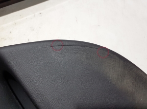  Upholstery of rear side doors 