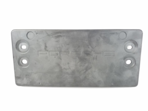   Front bumper number plate holder 